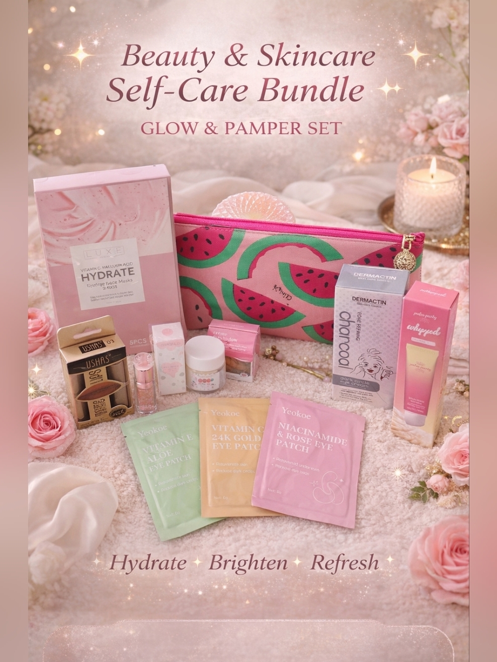 ✨ Beauty & Skincare Self-Care Bundle – Glow & Pamper Set ✨